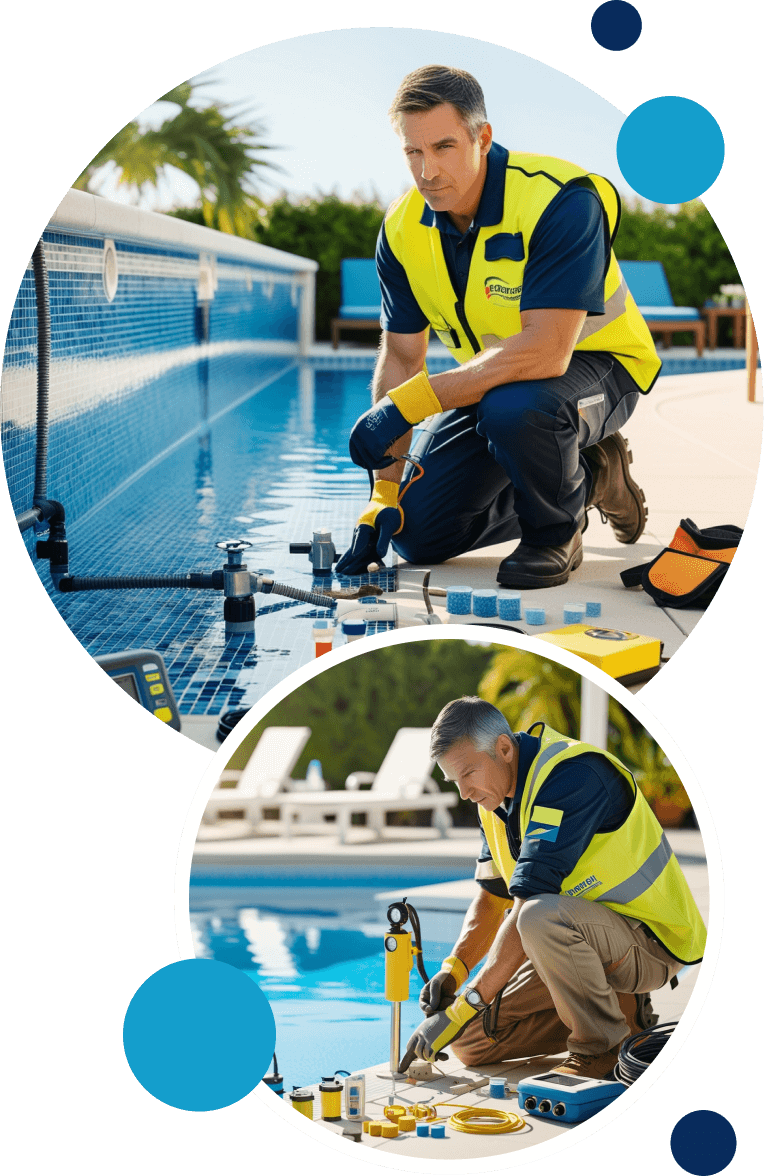 Concrete Work & Driveways - Alex Pools Service